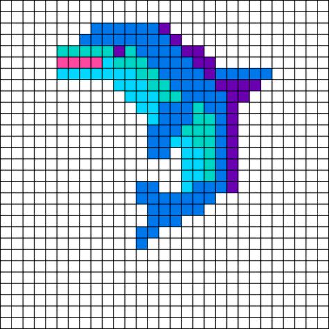 Lisa Frank Alpha Pattern, Lisa Frank Perler Bead Patterns, Playing Minecraft, Kandi Ideas, Perler Ideas, Pattern Maker, Art Templates, Canvas Work, Kandi Patterns