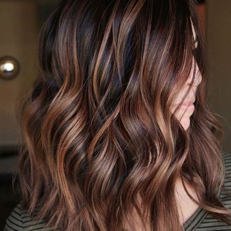 Caramel Hair Color is Trending for Fall—Here Are 15 Stunning Examples to Bring to Your Colorist - Southern Living #haircolorbalayage Caramel Brown Hair, Chestnut Brown Hair, Chestnut Hair, Chestnut Hair Color, Hair Color Caramel, Caramel Hair, Brown Balayage, Ombre Hair Color, Brown Hair With Highlights