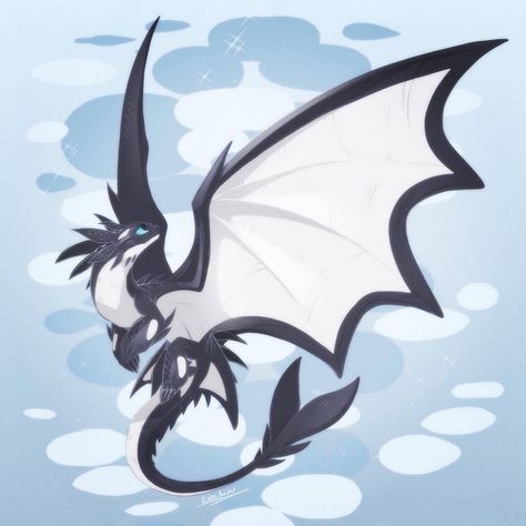 Httyd Oc Ori Kobachua on Instagram Yobakisu on Deviantart Night Light Fury Oc, Black And White Dragon Art, Nightlight Oc Httyd, How To Train Your Dragon Dragon Oc, Httyd Night Light Oc, Toothless Oc, Httyd Night Fury Oc, Lightfury Oc, Nightlight Oc