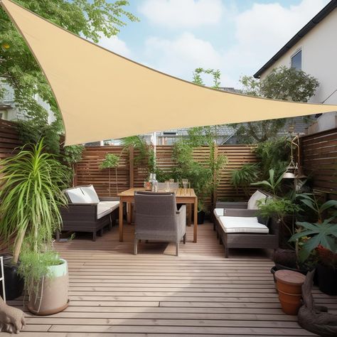 Shelter Sun Shade Canopy, Shade Sail, Sun Shade Sail Canopy, Awnings For Patio, Outdoor Shade For Shade For Backyard, Sail Canopy, Patio Seating Area, Sun Shade Canopy, Backyard Activities, Sail Canopies, Sun Shade Sail, Terra Nova, Shade Sails