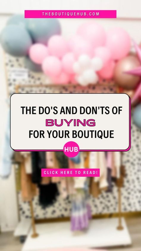 Our do’s and don’ts for buying for your boutique are sure to get you on your feet & fill up your warehouse! #marketing #onlineboutique #businesstips #entreprenuer #fiancialtips #wholesale #buying #apparelmarket #vendors #ecommerce #shopify #boutiqueowner #theboutiquehub #wholesaletips #buyingwholesaletips #boutiqueinventorytips Best Selling Boutique Items, Clothing Wholesale Vendors, Best Wholesale Vendors For Boutiques, Boutique Wholesale Vendors, Boutique Opening Ideas, Boutique Event Ideas, Small Boutique Ideas Clothing Store Displays, Boutique Grand Opening Ideas, Wholesale Vendors List Free