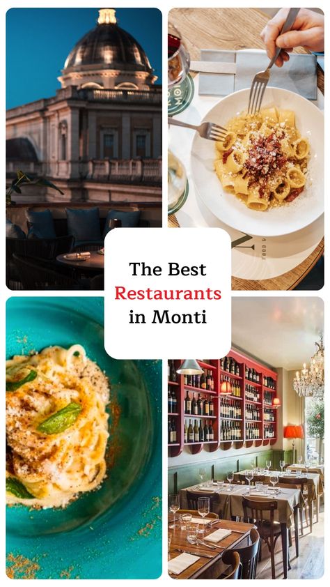 From traditional Roman to ethnic food, here’s our selection of the best restaurants in #Monti. #food #restaurants #roma #rome #italy #architecture #travelItaly #explorerome Pasta Amatriciana, Best Food In Rome, Rome Bucket List, Rome Restaurants, Rome Winter, Free Things To Do In Rome, Pasta Restaurants, Rome Food, Day Trips From Rome