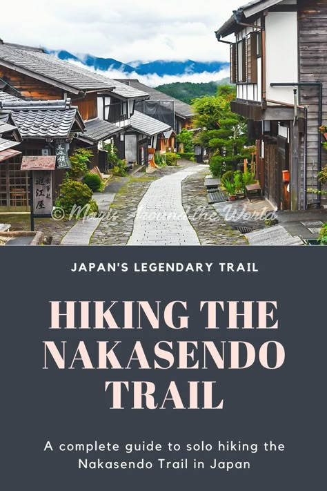 Join me on this solo adventure along the Nakasendo Trail (中山道)! Though off the beaten path from Japan's "typical" tourist destinations, if you like the outdoors/nature/hiking, this trail is something you have to visit! #japan #hiking #outdoors #nature #visitjapan #japantravels Japan Hikes, Nakasendo Trail Japan, Hiking In Japan, Japan Off The Beaten Path, Nature Japan, Japan Hiking, Nakasendo Trail, Japan Nature Aesthetic, Japan Travel Destinations