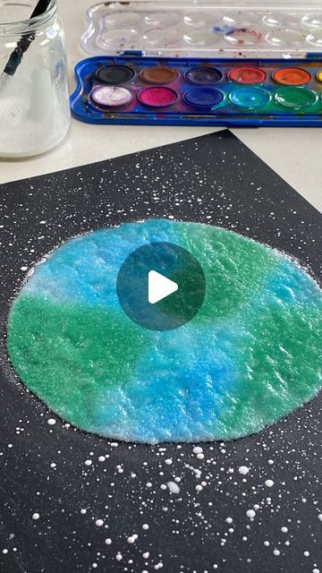 Amy Powell - Learning&ExploringThroughPlay on Instagram: "Salt Painting for Earth Day. SAVE to remember to give it a go! Earth Day is on 22nd April each year so plenty of time to plan this activity! 

You’ll need PVA glue, salt, card & watercolours. 🌍✨

Have fun!

#learningthroughplay #playbasedlearning #earlylearning #sensoryplay #invitationtoplay #playmatters #preschool #play #kidsactivities #earlyyears #montessori #homeschool #toddleractivities #earlychildhoodeducation #eyfs #learningathome #montessoriathome #kids #education #playathome #finemotorskills #homeschooling #playideas #preschoolactivities #learningisfun #openendedplay #letthembelittle #playislearning #ourplay2day" Earth Preschool Activities, Earth Activities For Preschool, Earth Crafts Preschool, Salt Painting Ideas, Save Earth Painting, Salt Painting For Kids, Earth For Kids, Earth Day Activities For Kids, Earth Activities