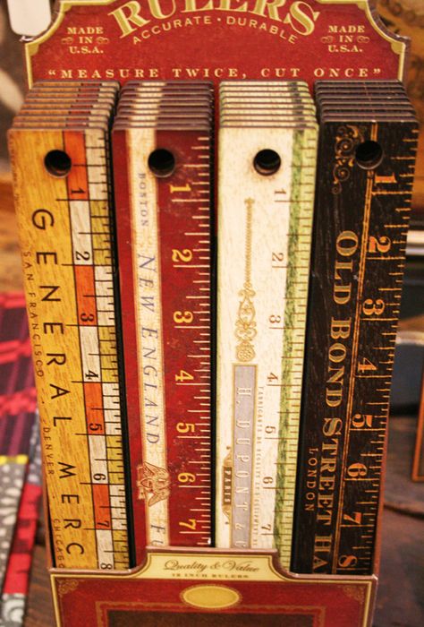 ♥ Vintage Ruler, Store Advertising, Yard Sticks, Wooden Ruler, Old School House, Uplifting Thoughts, Encouraging Words, Vintage Cabin, Tool Store