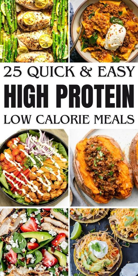 Fuel your day with Low-Carb High-Protein Recipes that are both delicious and nutritious. From breakfast to lunch, these meals are perfect for maintaining a balanced diet. Protein Low Calorie Meals, High Protein Low Calorie Meals, Low Calorie High Protein Meals, Low Calorie Meals, Low Calorie High Protein, High Protein Meals, High Protein Dinner, Healthy Protein Meals, Protein Dinner