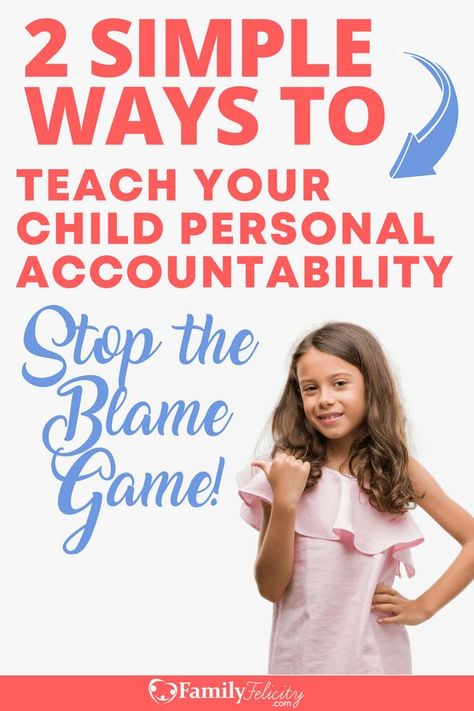 Are your kids constantly playing the blame game instead of taking responsibility for their own actions? Try this to easily teach them personal accountability! #parenting #kidsandparenting #momlife #mom #kids Personal Accountability, The Blame Game, Blame Game, Make Better Choices, Taking Responsibility, Kid Responsibility, Parenting Knowledge, How To Teach Kids, Parenting Classes