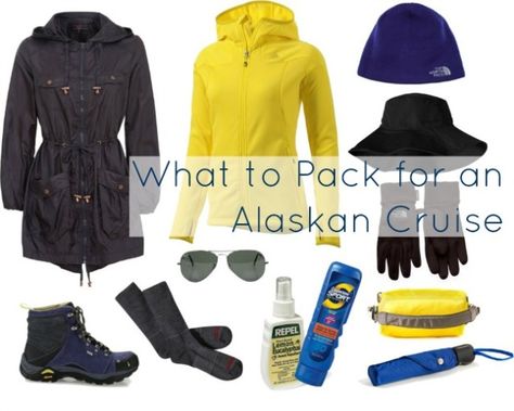 What to wear and pack for an Alaskan cruise. A capsule wardrobe of the basics necessary to take with you when visiting Alaska or going on a cruise there. Visiting Alaska, Alaska Travel Cruise, Cruise Wardrobe, North To Alaska, Alaska Adventures, Visit Alaska, Alaska Vacation, Packing For A Cruise, Travel Clothes