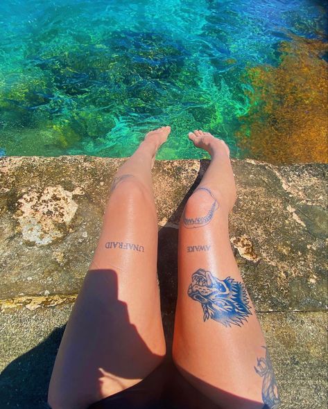 Unafraid Tattoo, Awake And Unafraid Tattoo, Awake And Unafraid, Tattoo Font, Get A Tattoo, Beach Babe, Henna Tattoo, Tattoos And Piercings, Piercings