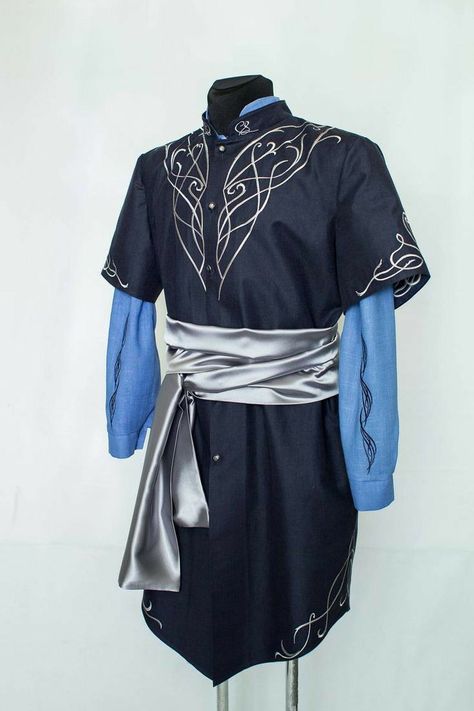 Fantasy Tunic, Elven Costume, Elven Clothing, Art Outfits, Elf Clothes, Larp Costume, Fantasy Dresses, Medieval Clothing, Fantasy Costumes