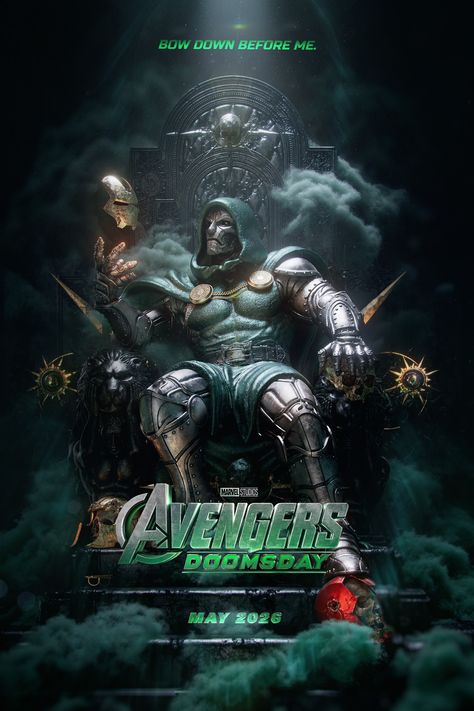 Avengers: Doomsday :: Behance Art Dc Comics, Agents Of S.h.i.e.l.d., Ms. Marvel, Dr Doom, Doctor Doom, Posters Design, Movie Posters Design, Maxon Cinema 4d, Downey Junior