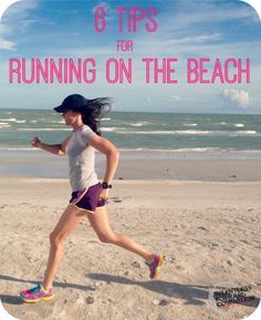 Headed to the coast for a vacation?  Want to get in a few miles? Here are six tips to keep you comfortable and safe when running on the beach. Beach Running Outfit, Random Workouts, Beach Exercise, Cabo Beach, Travel Workouts, Beach Run, Beach Workout, Beach Fitness, Tips For Running