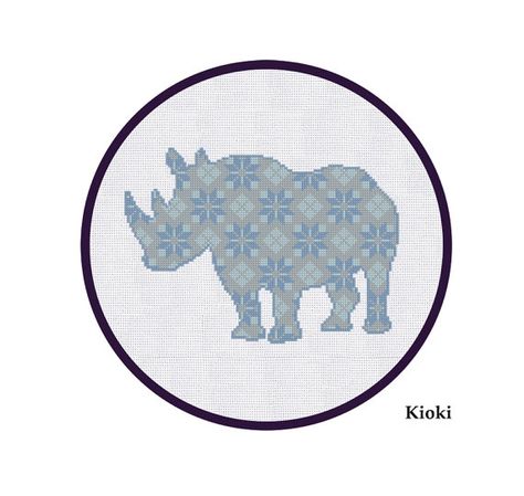 Rhino Cross Stitch Pattern available for instant download via Etsy ... Cross Stitch Geometric, Animal Cross Stitch Patterns, Stitch Ideas, Geometric Animals, Cross Stitch Animals, Cross Stitching, Plastic Canvas Patterns, Canvas Patterns, Wild Animals