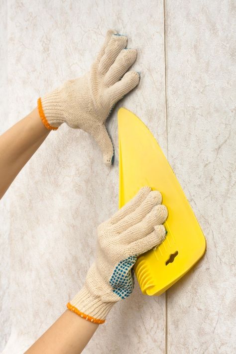 Wallpaper Peeling? How to Fix Loose Seams and Air Bubbles - Bob Vila Wallpaper Repair, Wallpaper Fix, Peeling Wallpaper, House Maintenance, Wallpaper Tools, Cracked Wallpaper, Future Wallpaper, Bob Vila, Wallpaper Project