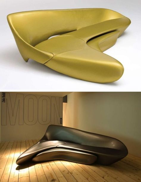 Italian luxury furniture brand B&B Italia is exhibs Moon sofa at Milan Design Week 2019. Designed by Zaha Hadid Design in 2017, this will be showcased at the exhibition organized by ME Milan II Duca hotel to honor the legendary Iraq-born architect who also designed the interiors of their hotel ME Dubai schedule to open in December 2019. Zaha Hadid Interior Design, Moon Sofa, Zaha Hadid Interior, Zaha Hadid Design, Woven Vase, Italian Furniture Brands, Luxury Furniture Brands, Milan Design, Tableware Collection