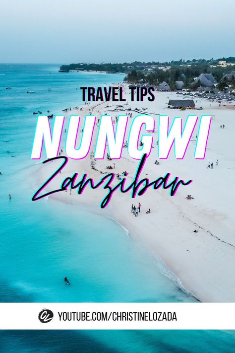 Helpful tips on what to do, where to go, where to stay and MORE in this travel tip video on Nungwi on Zanzibar Island via @christinelozada #zanzibar #zanzibarisland #tanzania #beach #beachtravel Tanzania Beach, Zanzibar Island, Zanzibar Travel, Travel Inspiration Destinations, Travel Notes, Africa Travel, Helpful Tips, Beach Trip, Tanzania