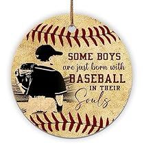 Team Christmas Gifts, Baseball Christmas Ornaments, Christmas Ornament Gifts, Basketball Christmas, Baseball Ornaments, Baseball Christmas, Gifts For Baseball Lovers, Cricut Gifts, Gifts For Boy