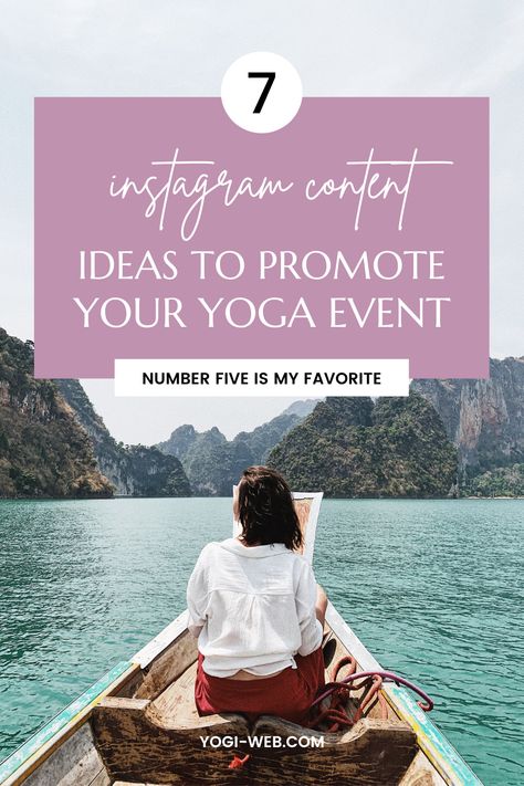 Looking for ways to promote your upcoming yoga workshop? Check out these 7 Instagram content ideas for yoga teachers to boost your marketing efforts and attract more attendees to your event. From behind-the-scenes glimpses to testimonials and giveaways, these tips are a must-read for anyone hosting a yoga workshop. Get ready to make your event a success! #yogamarketing #yogateacher #yogaevent Yoga Retreat Flyer, Health And Wellness Event Ideas, Yoga Workshop Ideas, Yoga Event Ideas, Creative Marketing Ideas, Yoga Event, Retreat Activities, Yoga Room Design, Instagram Content Ideas