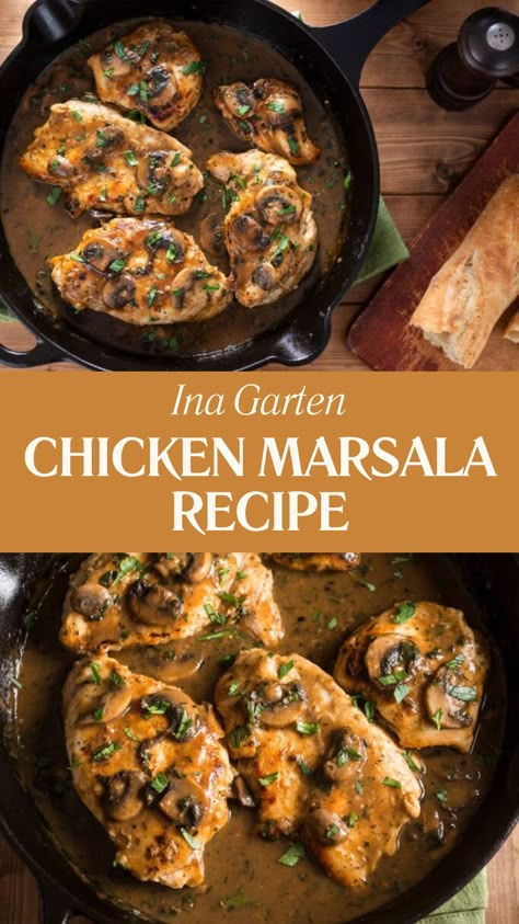 Ina Garten Chicken Marsala Recipe Dinner For 6 Ideas, Ina Garten Soups, Stuffed Chicken Marsala Olive Garden, Instapot Chicken Marsala, Meal For 6 People, Ina Garten Engagement Chicken, Chicken Marsala No Mushrooms, Giada De Laurentiis Recipes Chicken, Chicken Marsala Ina Garten