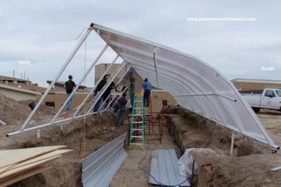 The Cost-Efficient Geothermal Greenhouse | Garden Culture Magazine Milk Jugs Garden, Geothermal Greenhouse, Greenhouse Pictures, Underground Greenhouse, Greenhouse Design, Solar Greenhouse, Dome Greenhouse, Diy Greenhouse Plans, Citrus Plant