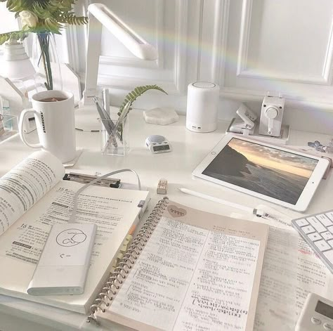 Desk Aesthetic, Study Desk Decor, Studying Motivation, Study Stuff, Study Aesthetics, Study Vibes, Aesthetic Desk, Desk Inspiration, Study Stationery