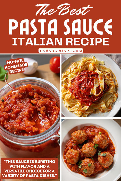 BEST PASTA SAUCE RECIPE Easy Sauce For Pasta, Italian Pasta Sauce Recipes, Best Homemade Pasta Sauce, Pasta Sauce From Scratch, Best Pasta Sauce Recipe, Pasta Sauce With Fresh Tomatoes, Best Pasta Sauce, Spaghetti Sauces, Italian Sauces