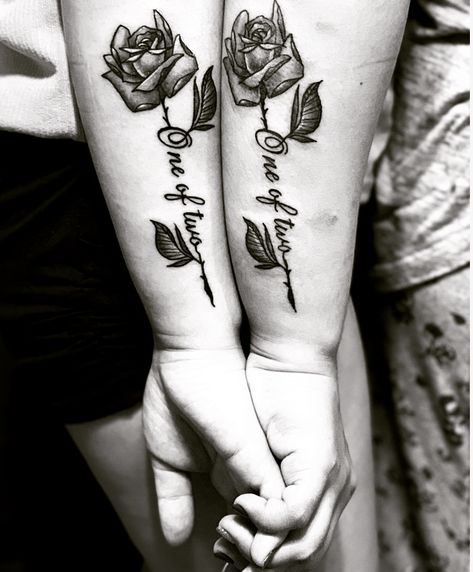 Twin sister tattoos Sister Tattoos For 2 Black Women, Matching Twin Sister Tattoos, Twin Tattoos Sisters Fraternal, Older Sister Tattoos, Tattoos For Twins Sisters, Twin Sister Tattoos Ideas, Matching Sister Tattoos For 2 Unique, Tattoo Ideas For Twins, Sister Tattoos For 2 Meaningful