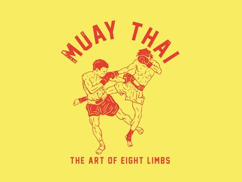 Muay Thai Drawing, Muay Boran, Beach Graphics, Thai Box, Graphic Design Tattoos, Thai Design, Sports Tshirt Designs, Hippie Designs, Thai Art