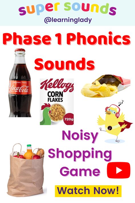 Teaching Phase 1 phonics sounds and need fast letters and sounds phase 1 games alternatives that are reasy to resource? If you work with preschoolers this easy to play Phonics Phase 1 game can be quickly added to phase 1 phonics planning for nursery or recommended to parents for fun phonics phase 1 games to play at home. If you're running low on phase 1 phonics ideas or phase 1 phonics interactive games then this phonics phase 1 listening game is just what you need. Letters And Sounds Phase 1, Phase 1 Phonics Activities Eyfs, Kids Outside Games, Phonics Phase 1, Eyfs Phonics, Home Made Games, Phonic Activities, Outside Games For Kids, Phase 1 Phonics