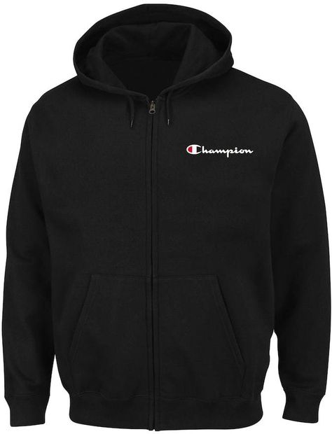 Champion Clothing, Black Hoodie Men, Champion Jacket, 21 Savage, Champion Hoodie, Game Time, Zip Up Hoodies, Tall Guys, Big & Tall