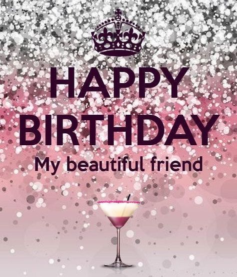 Happy Birthday my beautiful friend! Sparkle bling crown Happy Birthday Humorous, Happy Birthday My Friend, Happy Birthday Best Friend, Happy Birthday Beautiful, Happy Birthday Friend, Happy Birthday Quotes Funny, Happy Birthday Meme, Wishes For Friends, Happy Birthday Funny