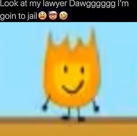 low quality  firey from from bfdi object show real Look At My Lawyer Dawg Template, Look At My Lawyer Dawg Im Going To Jail Template, Look At My Lawyer Dawg Im Going To Jail, Look At My Lawyer, I Dont Have Friends, Silly Pictures, Look At Me, Lawyer, Random Stuff