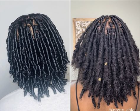 Ombre Locs Black Women, Starter Locks, Balloon Rocket, 1 Vs 1, Hair Styles Short, Loc Hairstyles, Beautiful Dreadlocks, Short Locs Hairstyles, Dreadlock Style