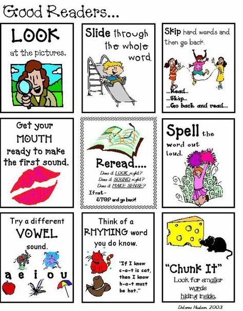 Visual cues for reading. Decoding Strategies, Reading Recovery, Good Readers, Teaching Language Arts, 2nd Grade Reading, First Grade Reading, School Psychologist, Readers Workshop, Teaching Literacy