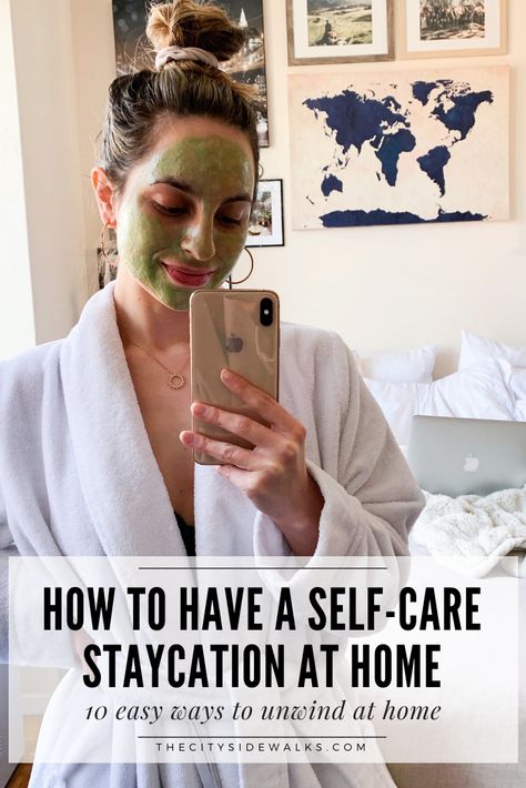 Self Care Weekend Ideas, At Home Self Care Retreat, Weekend Self Care, Self Care Staycation, Self Care Weekend, Vacation At Home, Staycation Ideas, Wellness Lifestyle, Learning To Love Yourself