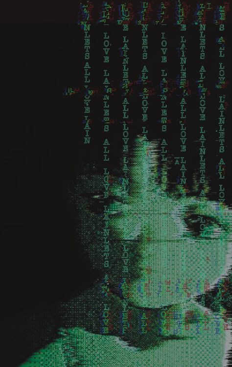 Lain glitch wallpaper Lain Profile Pictures, 2000s Futurism Wallpaper, Social Experiment Lain Wallpaper, Experiment Lain Wallpaper, Laincore Wallpaper, Lain Aesthetic Wallpaper, Artistic Phone Wallpaper, Lain Lockscreen, Artistic Wallpaper Iphone