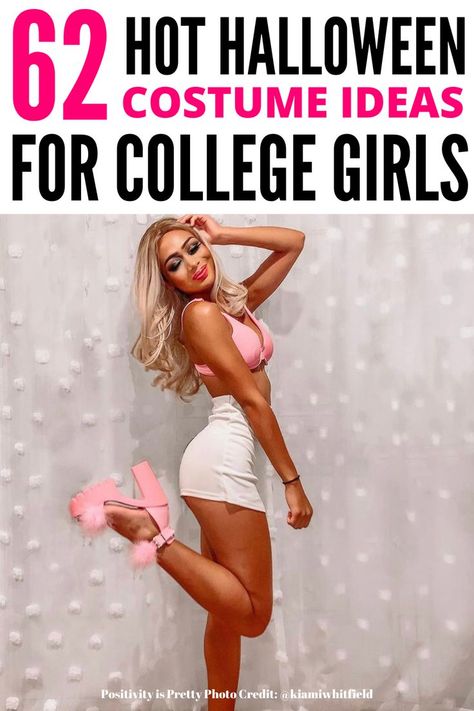 College Female Halloween Costumes, Halloween Costumes For 20 Year Olds, Fun Halloween Costumes College, Easy Halloween College Costumes, Risky Halloween Costumes, Baddie Halloween Costumes College, Single College Halloween Costume, Creative Women Halloween Costumes, Halloween 2023 College