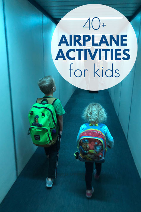 How do I entertain my toddler on a plane? Flying with kids is much easier if you are prepared! In this post we'll share 40+ simple airplane activities for toddlers (and preschoolers).

You don't need a ton of activities when you travel, you just need the right ones for your child! Pick a few of the activities included in this post that your child might enjoy! Airplane With Toddler, Traveling With Toddlers On A Plane, Plane Activities For Toddlers, Toddler Plane Activities, Airplane Activities For Toddlers, Airplane Activities For Kids, Toddler Plane Travel, Plane Activities, Airplane Activities