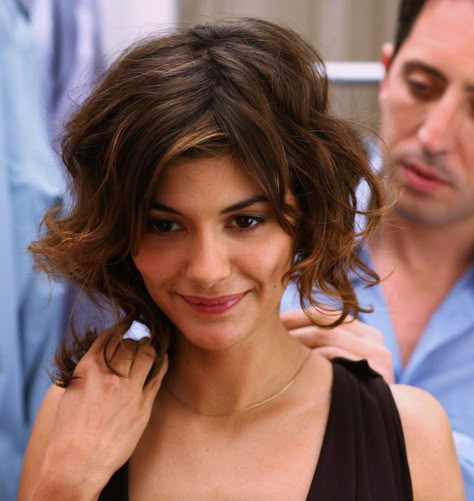 #Audrey_Tautou 1920's Hair, Audrey Tautou, Hair Styles 2014, Hair Styles 2017, Short Wavy Hair, Short Wavy, Great Hair, Short Hairstyles For Women, Curly Hair Styles Naturally