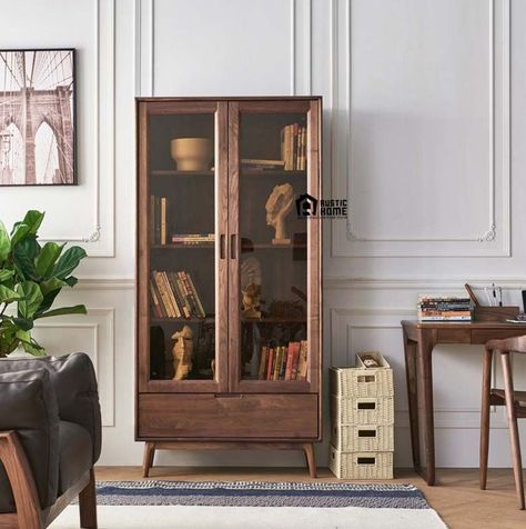 Spirit Cabinet, Crockery Unit Design, Bookcase With Drawers, Colourful Living Room Decor, Crockery Unit, Furniture Details Design, Warm Interior, Minimalist Home Interior, Colourful Living Room