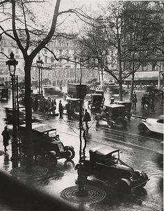 Boulevard Malesherbes at Midday, Paris André Kertész Amer Budapest 1894–1985 New York Paris 1920s, Andre Kertesz, Berenice Abbott, Old Paris, Bw Photography, Paris Vintage, Paris Photo, Vintage Paris, Ghost Town