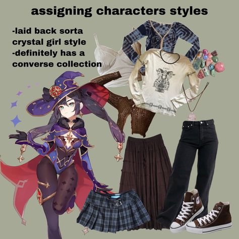 Genshin Clothes, Genshin Outfits, Converse Collection, Character Inspired Outfits, Anime Inspired Outfits, Casual Cosplay, Rich Kids, Inspired Outfits, Anime Inspired