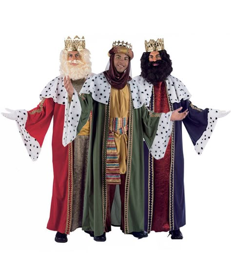 Disfraz de los tres Reyes Magos: Disfraz Rey Mago Baltasar lujo adultoEste disfraz de Rey Mago Baltasar para adulto es una edición de lujo. Está compuesto por una túnica, un pantalón, un abrigo,... Re Magi, Nativity Set, Custom Christmas, Nativity, Princess Zelda, Zelda Characters, Christmas, Fictional Characters, Natal