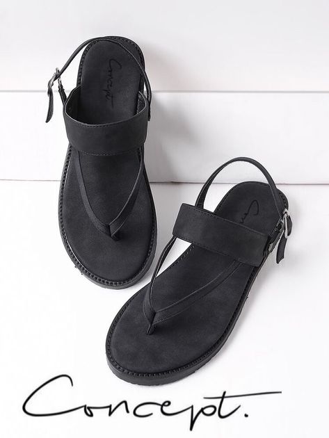 Black Leather Sandals Women, Palm Slippers, Open Shoes, Leather Slippers For Men, Black Sandals Flat, Fashion Shoes Sandals, Strappy Sandals Flat, Black Strappy Sandals, Sandals Flat