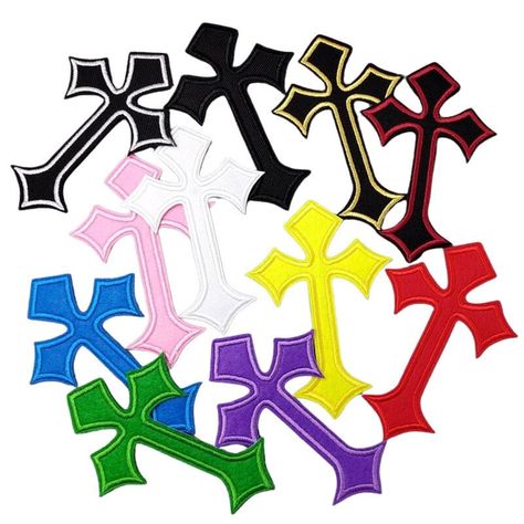 Patchwork Decor, Patch Party, Cross Applique, Cross Patch, Gothic Cross, Gothic Crosses, Patch Embroidery, Hat Patches, Embroidery Patch