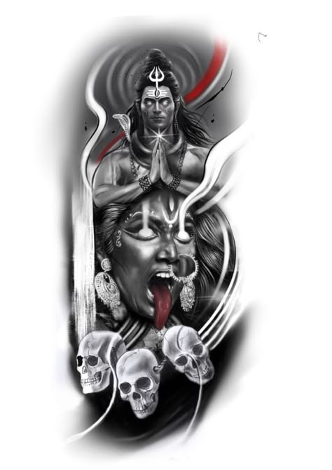 Shiva Tattoo Ideas, Shiva Design, Quetzalcoatl Tattoo, Forearm Cover Up Tattoos, Kali Tattoo, Hanuman Tattoo, Where Tattoo, Full Hand Tattoo, Mahadev Tattoo