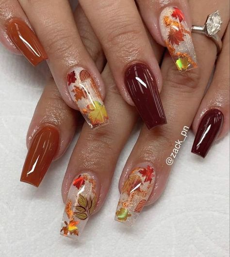 Fall Acrylic, Tips Nails, Thanksgiving Nail Art, Thanksgiving Nail, Fall Designs, Summer Nail Art, Fall Gel Nails, Fall Nail Art Designs, Cute Nails For Fall