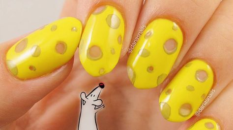 These are officially the cheesiest manicures you'll ever see Cheese Nail Design, Cheese Nails, Bread Cheese, Sliced Bread, Mac And Cheese, Say Hello, Fun Nails, Manicure, Nail Polish