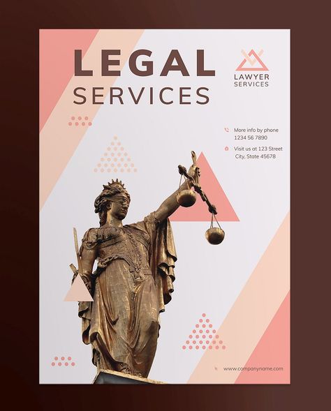 Professional Legal Services Poster Corporate Identity Template, #Ad , #Services#Legal#Professional#Poster Legal Graphic Design, Law Poster Design, Services Poster Design, Services Poster, Law Poster, Poster Corporate, Professional Poster, Restaurant Poster, Poster Idea