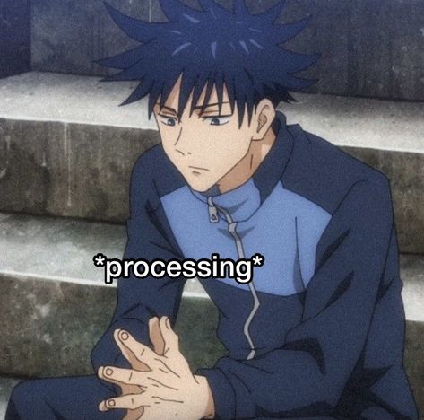 Anime Reactions Faces Funny, Funny Reaction Pictures Anime, Jujutsu Kaisen Funny Face, Anime Reaction Images Funny, Jujutsu Kaisen Reaction Pics, Funny Anime Pics For Group Chat, Megumi Reaction Pics, Reaction Pictures Anime, Jjk Reaction Pic